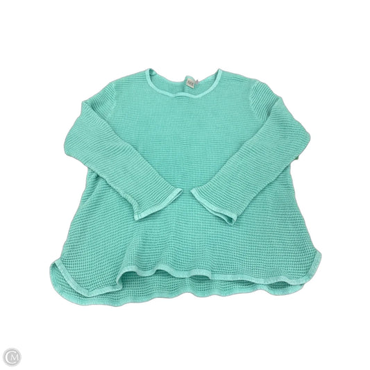 Top Sleeveless By Focus In Aqua, Size: Xl