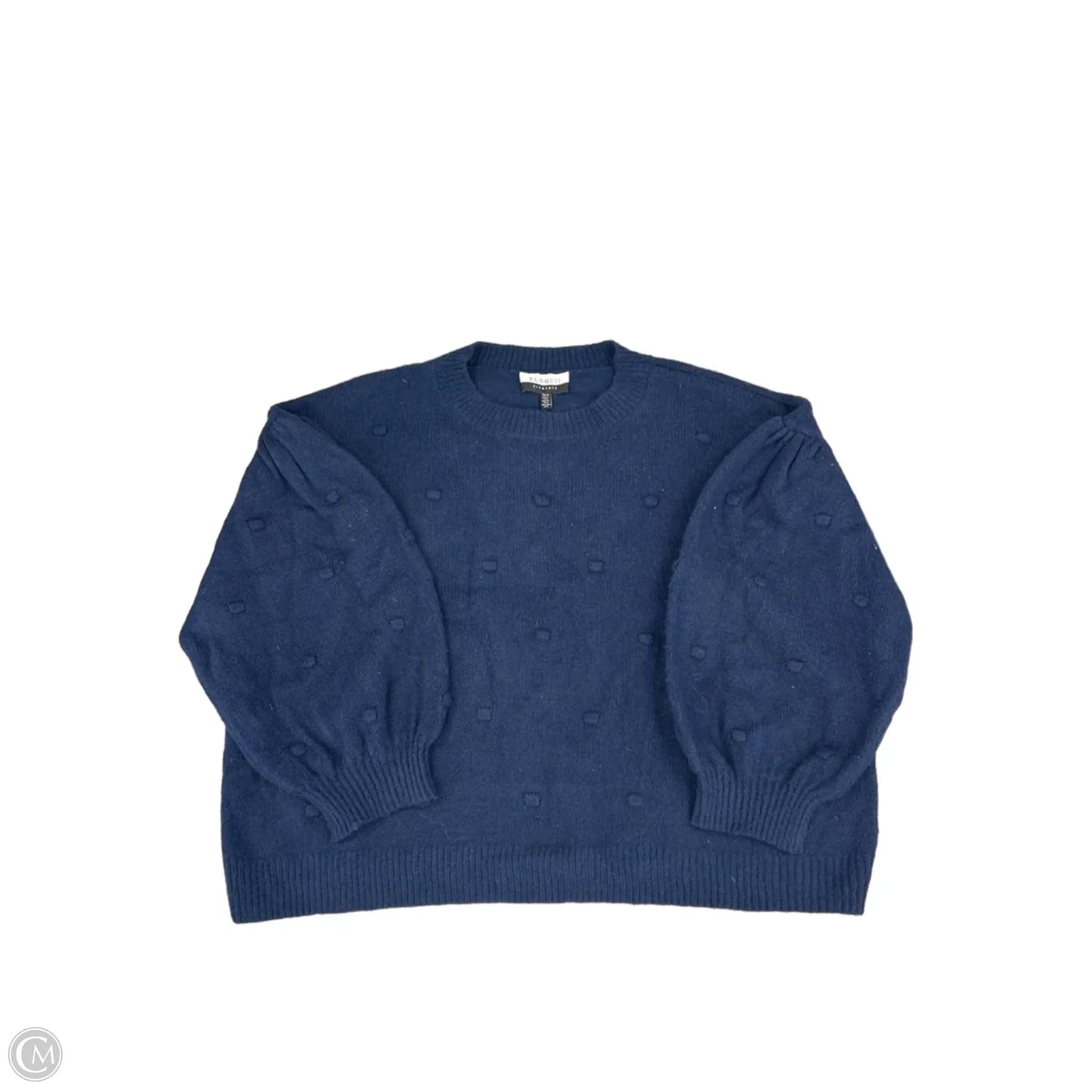 Sweater By Eloquii In Navy, Size: Xl