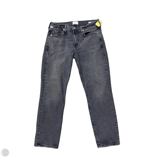 Jeans Cropped By Citizens Of Humanity In Black Denim, Size: 6