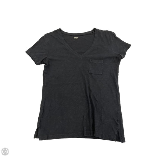Top Short Sleeve By Madewell In Black, Size: Xxs