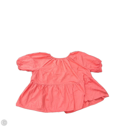 Top Short Sleeve By Old Navy In Coral, Size: 3x