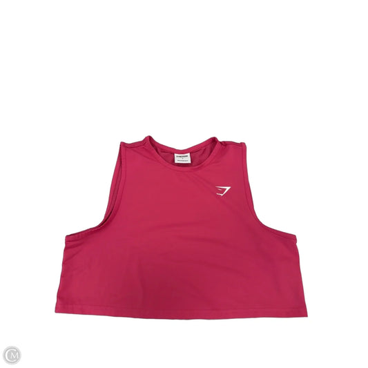 Athletic Tank Top By Gym Shark In Pink, Size: S