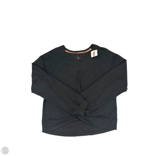 Top Long Sleeve By Danskin In Black, Size: M