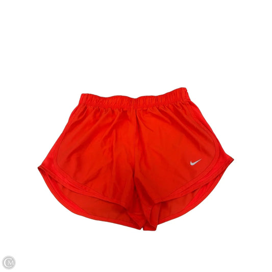 Athletic Shorts By Nike Apparel In Orange, Size: M