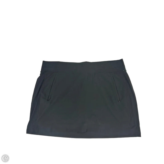 Athletic Skort By Athleta In Black, Size: 2x