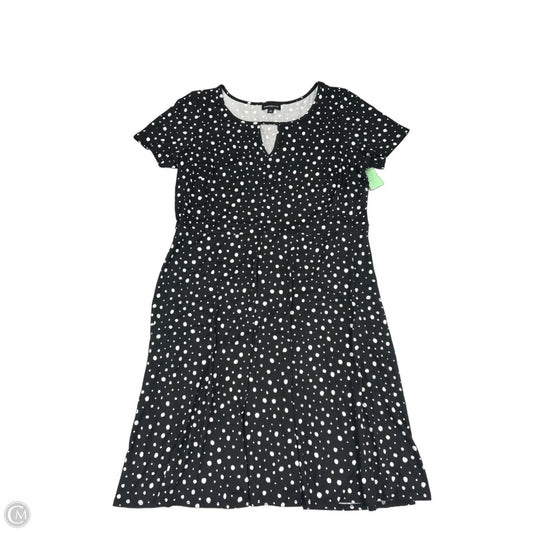 Dress Casual Midi By Fortune & Ivy In Polkadot Pattern, Size: 1x