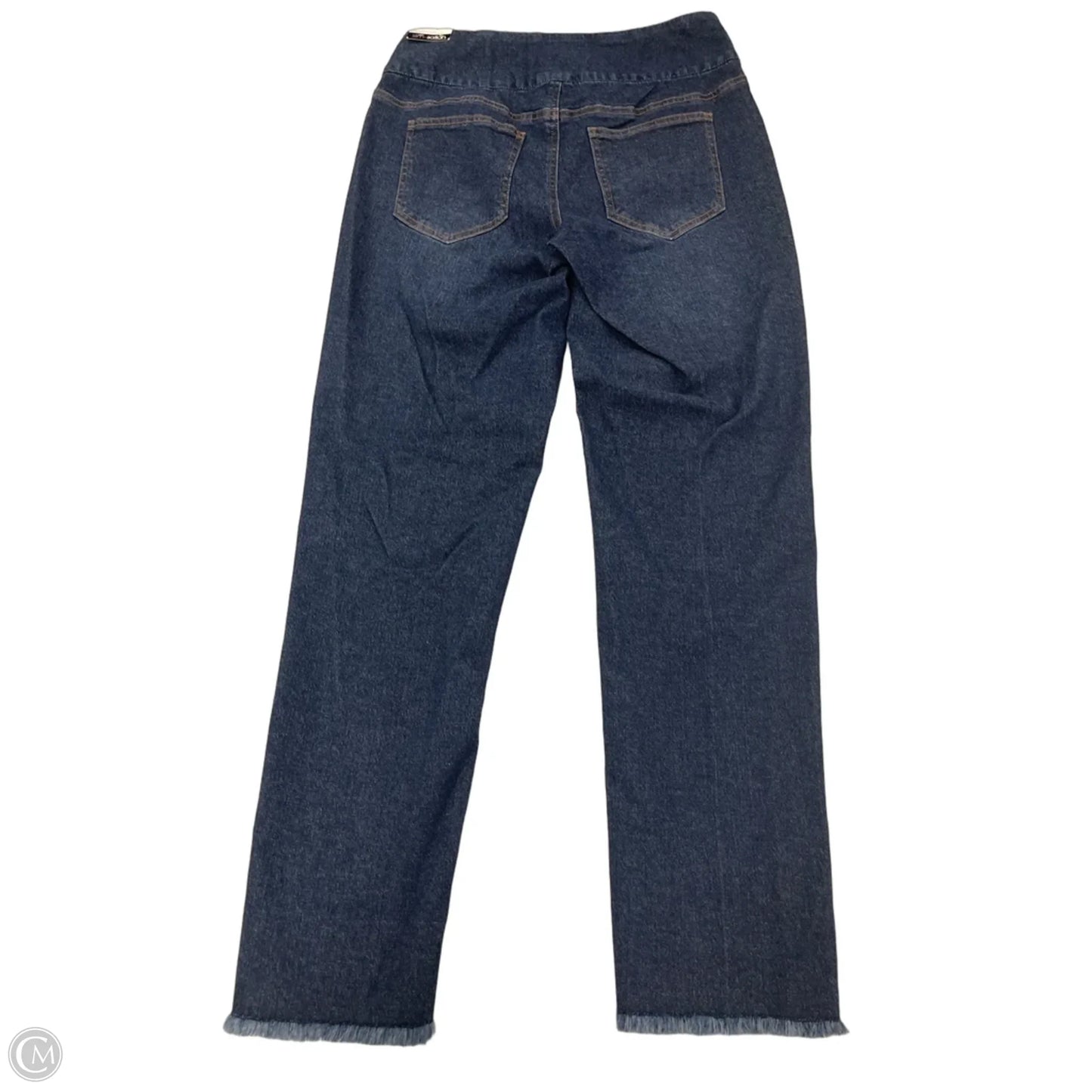 Jeans Flared By Multiples In Blue Denim, Size: 6