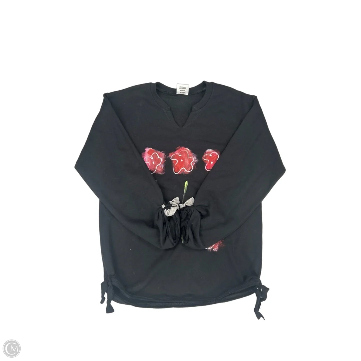 Sweatshirt Crewneck By Cmc In Black, Size: S