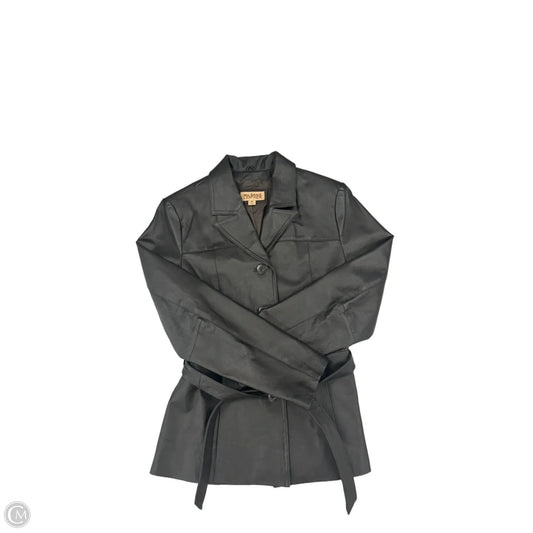 Jacket Leather By Wilsons Leather In Black, Size: M