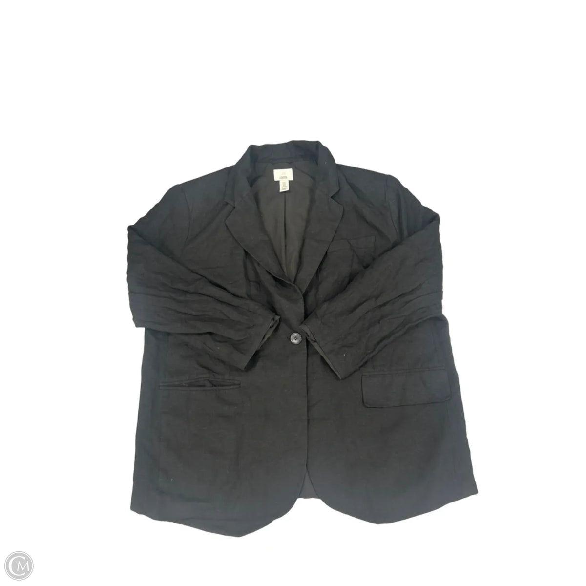 Blazer By H&m In Black, Size: Xl