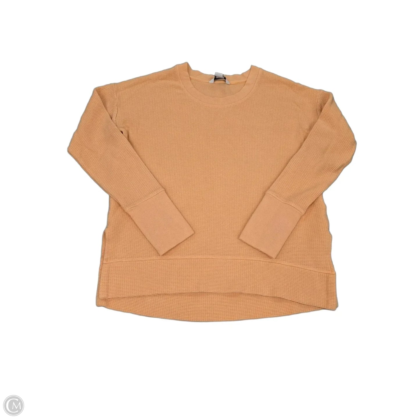 Top Long Sleeve By Athleta In Orange, Size: S