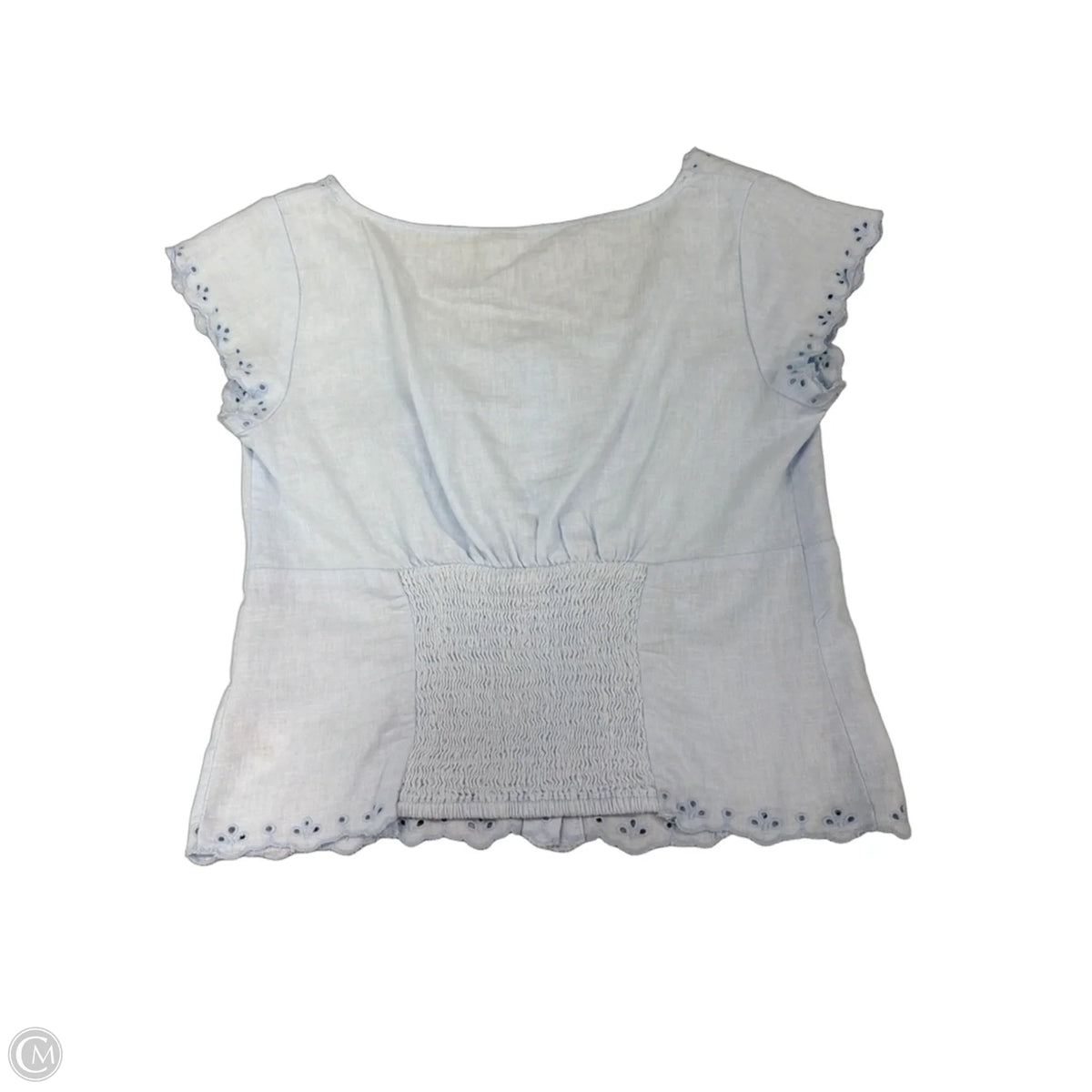 Top Short Sleeve By A New Day In Blue, Size: S