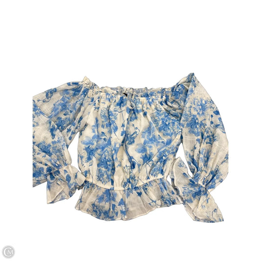 Top Long Sleeve By Vici In Floral Print, Size: S