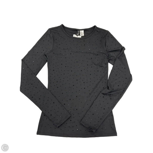 Top Long Sleeve By Divided In Black, Size: M