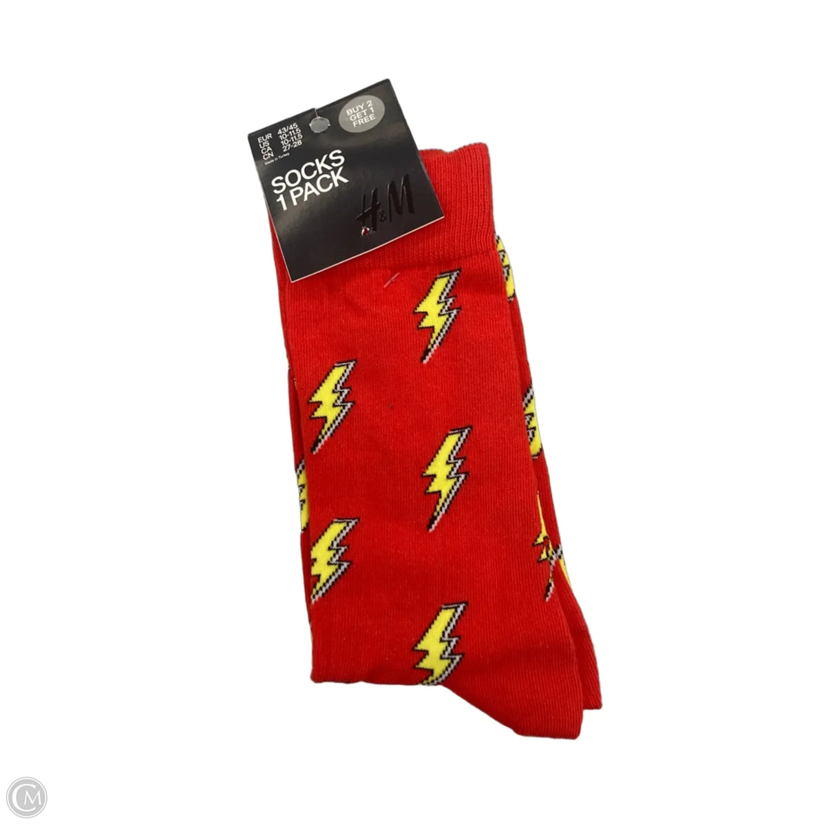Socks By Cme In Red & Yellow