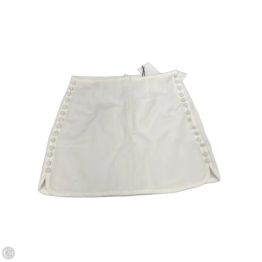 Skirt Mini & Short By Zara In Cream, Size: M