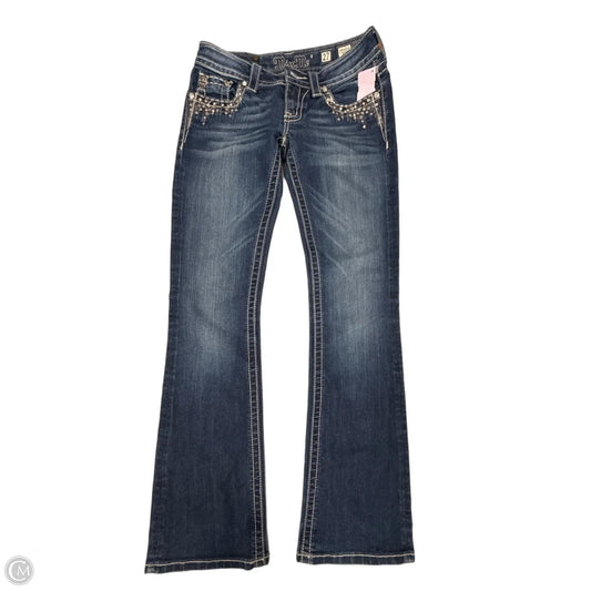 Jeans Boot Cut By Miss Me In Blue Denim, Size: 4