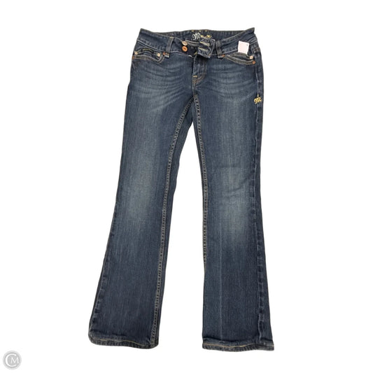 Jeans Boot Cut By Miss Me In Blue Denim, Size: 4