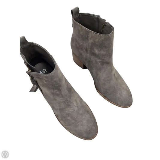 Boots Ankle Heels By Bp In Grey, Size: 10.5