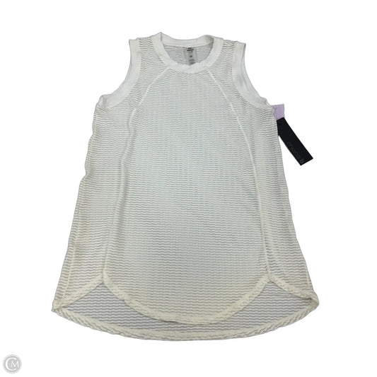 Athletic Tank Top By Mono B In Cream, Size: M