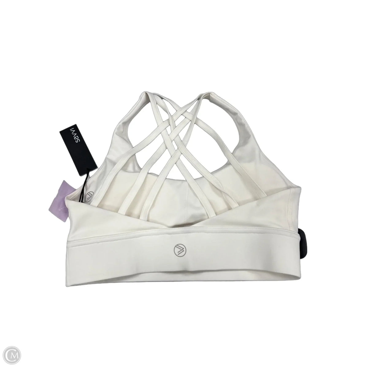 Athletic Bra By Savvi In White, Size: M