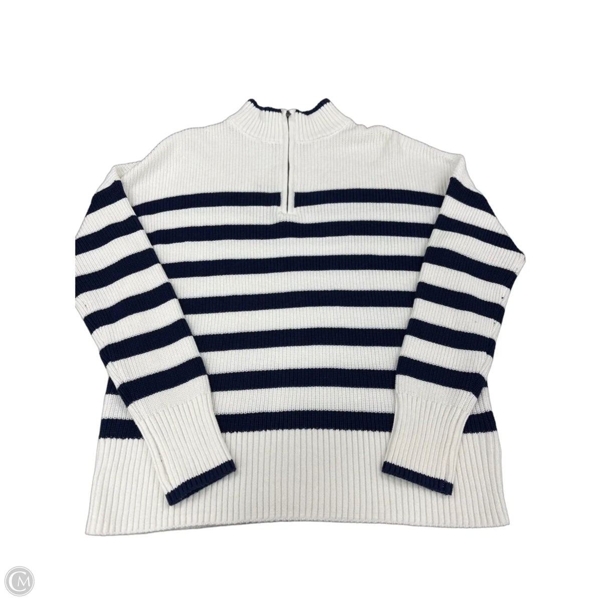 Sweater By Lands End In Striped Pattern, Size: Mini