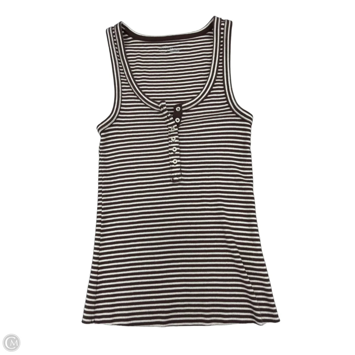 Tank Top By Aerie In Striped Pattern, Size: M