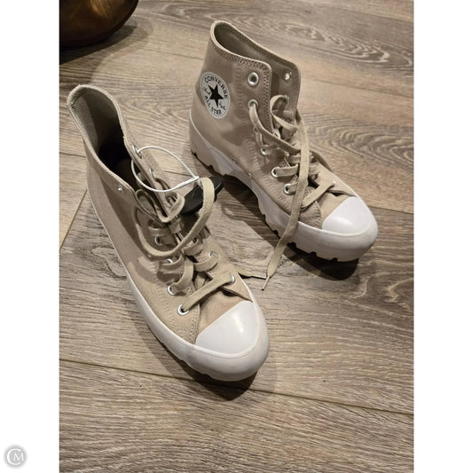 Shoes Sneakers Platform By Converse In Tan, Size: 8