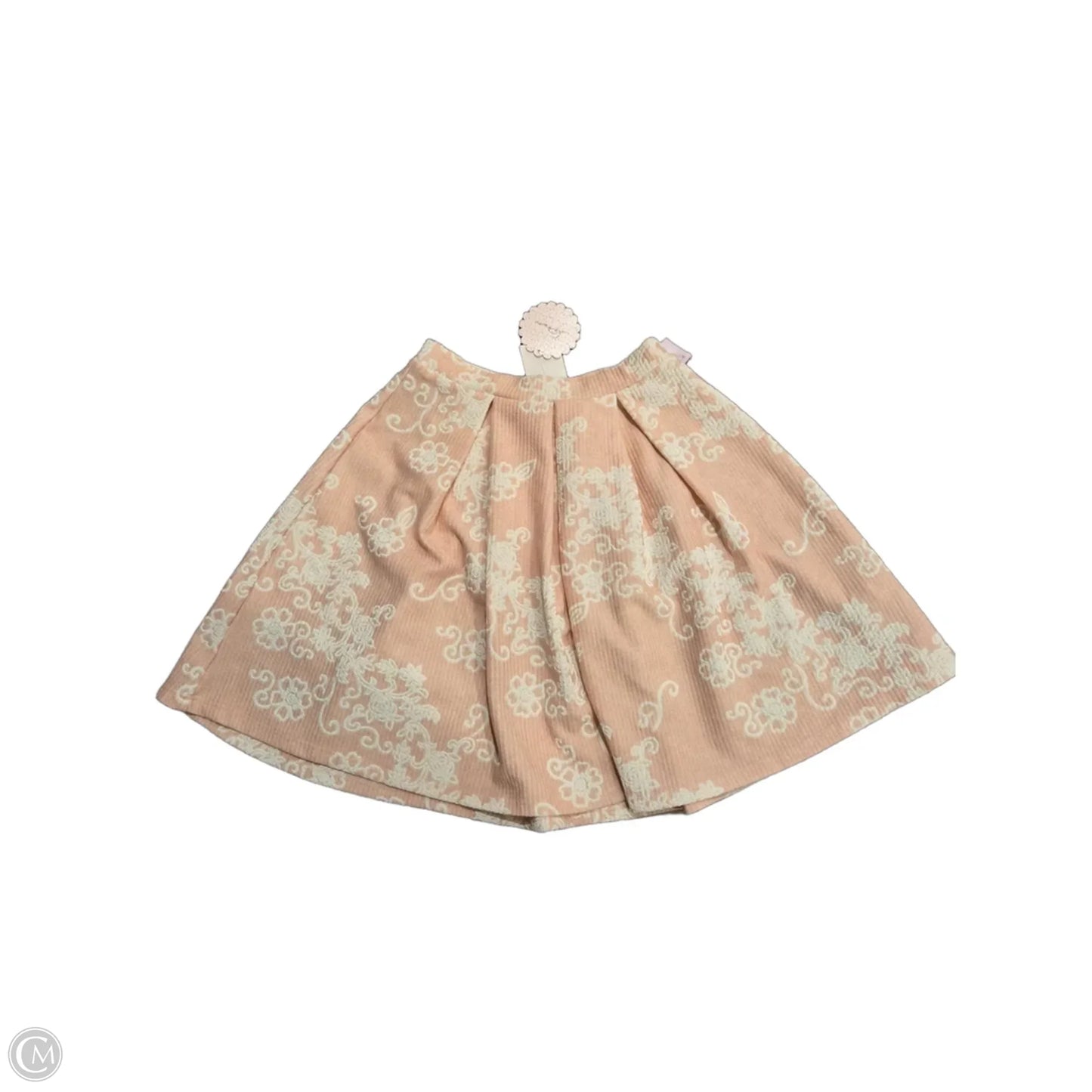 Skirt Mini & Short By Soprano In Pink & White, Size: 2