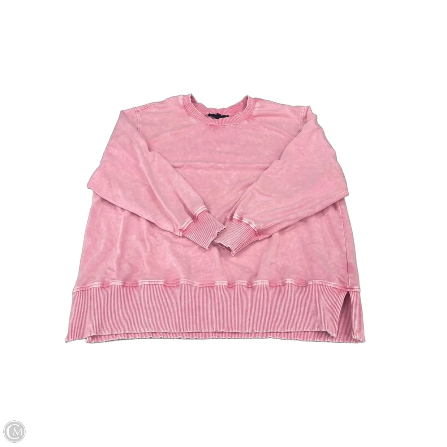 Top Long Sleeve By Jane And Delancey In Pink, Size: 1x