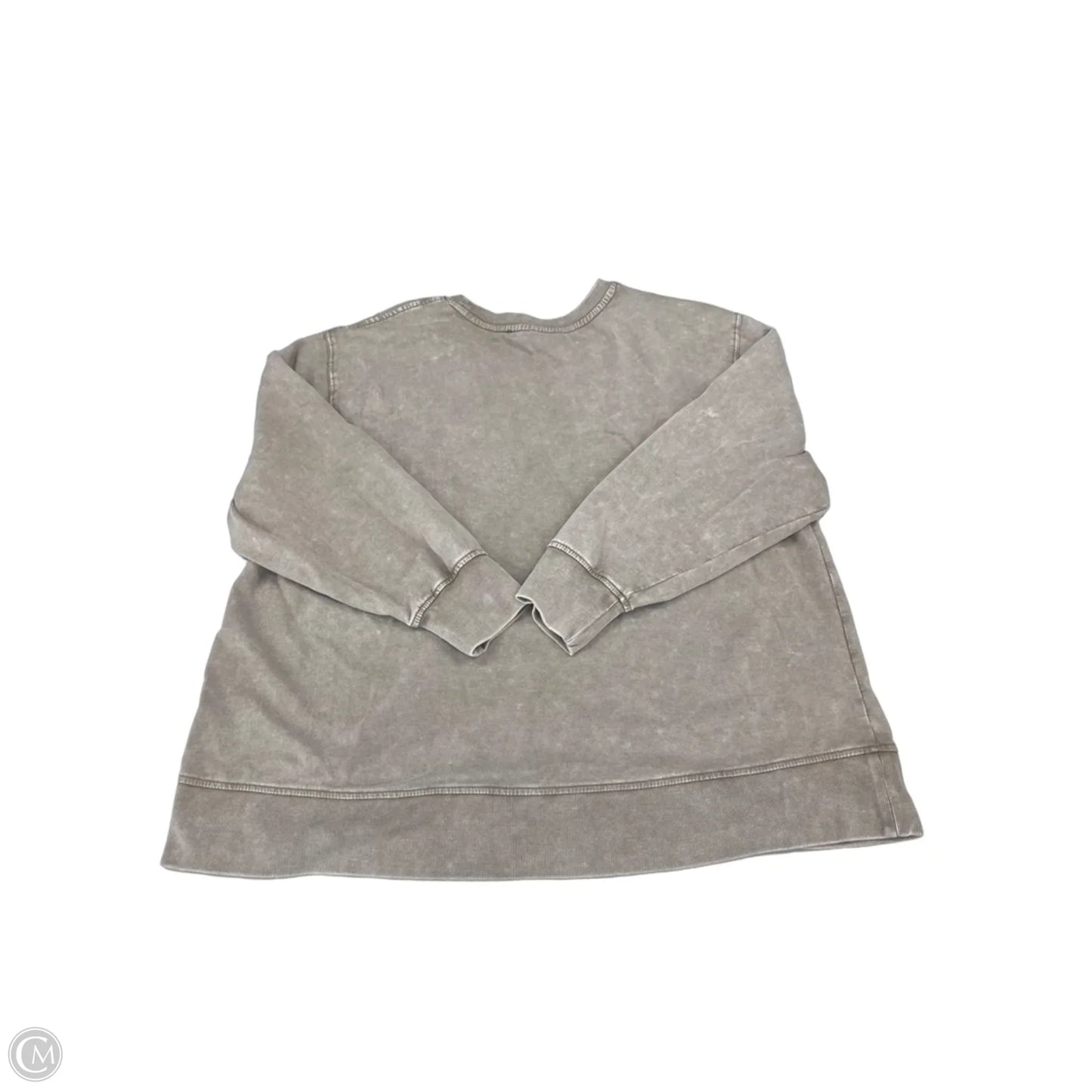 Top Long Sleeve By Jane And Delancey In Tan, Size: 1x