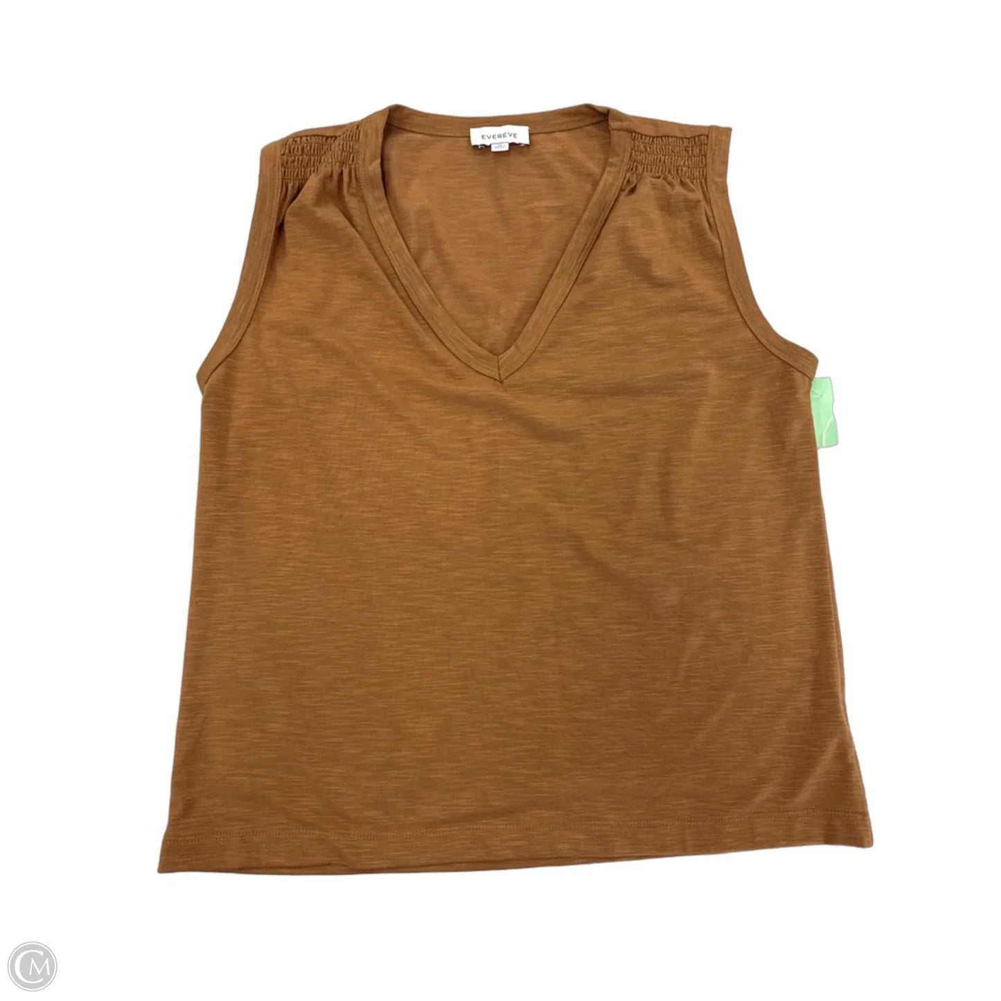 Top Sleeveless Basic By Evereve In Brown, Size: M