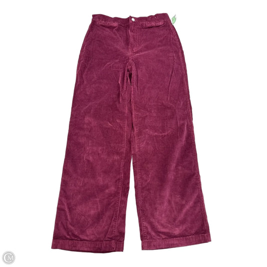 Pants Corduroy By Madewell In Purple, Size: 6