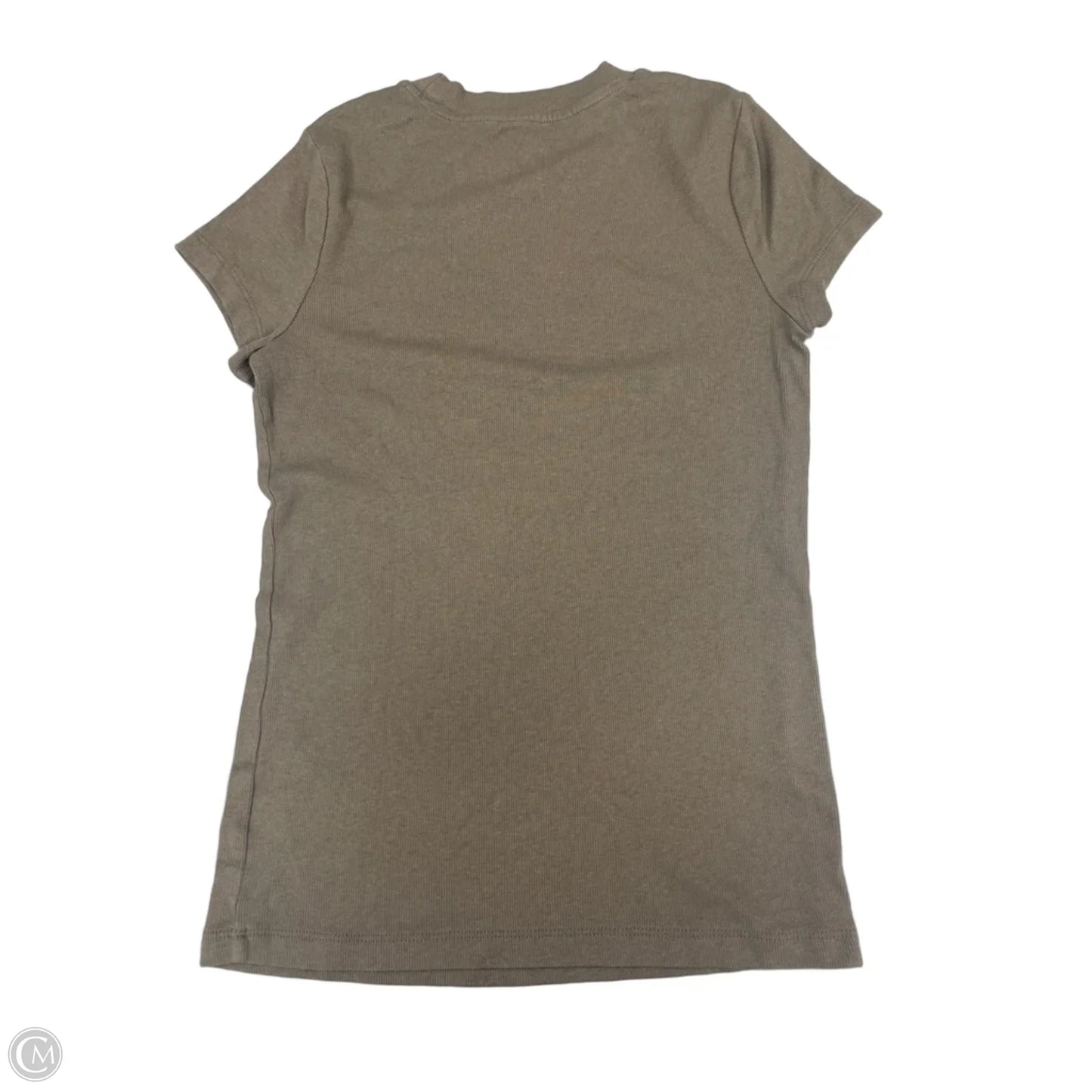 Top Short Sleeve By A New Day In Brown, Size: M