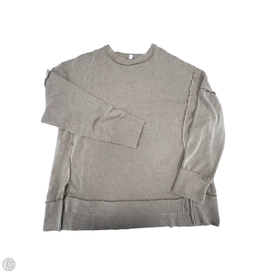 Top Long Sleeve By Cmf In Brown, Size: Xxl