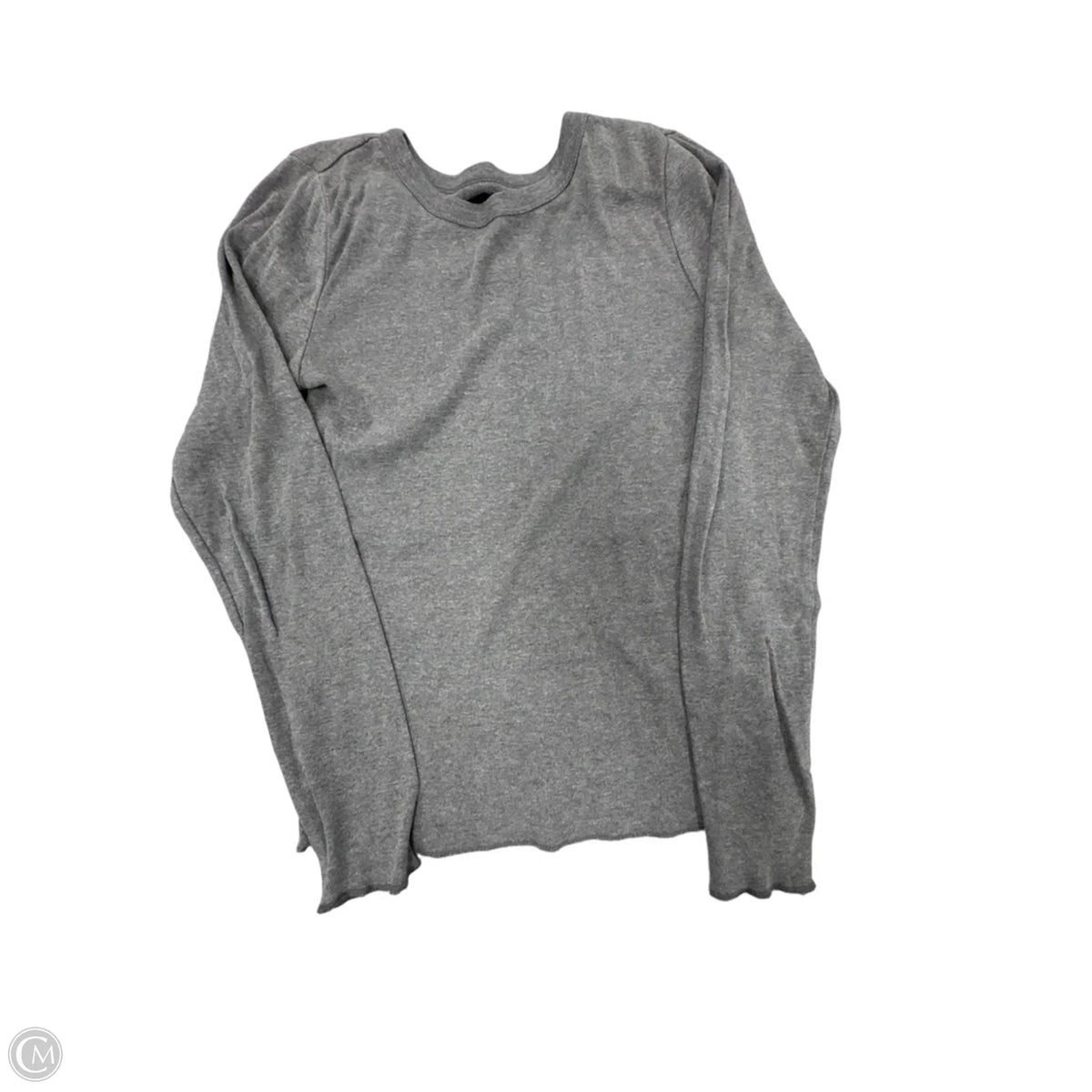 Top Long Sleeve Basic By Wild Fable In Grey, Size: M
