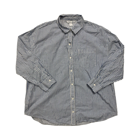 Blouse Ls By Old Navy In Striped Pattern, Size:M