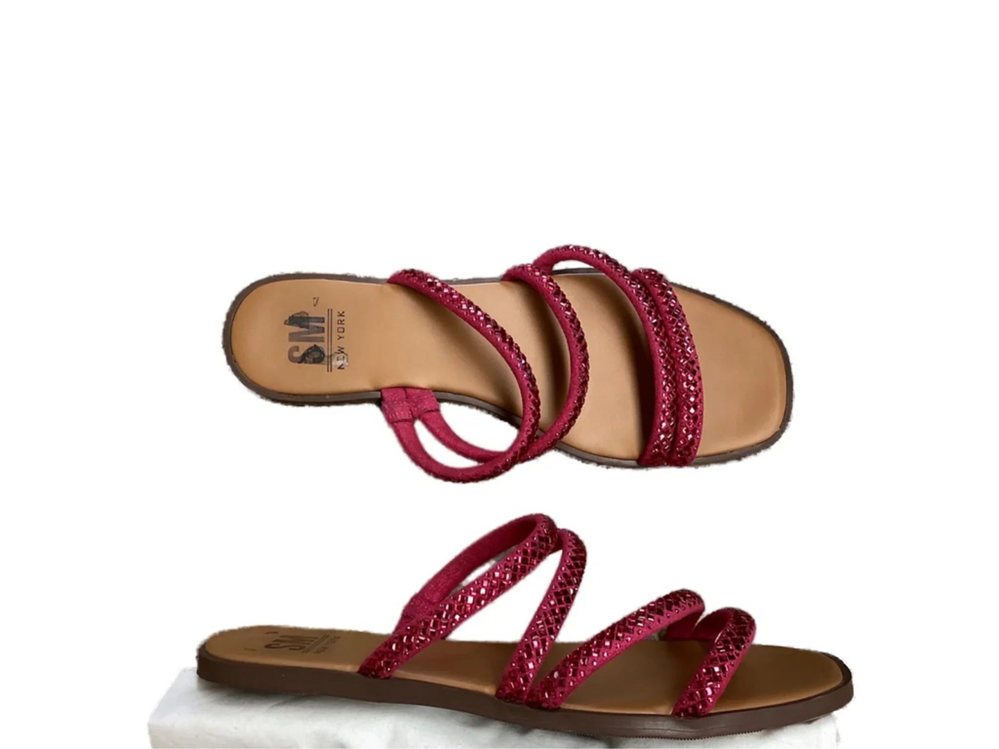 Sandals Flats By Steve Madden In Pink, Size: 9