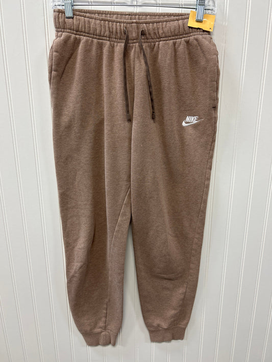 Athletic Pants By Nike Apparel In Brown, Size:S