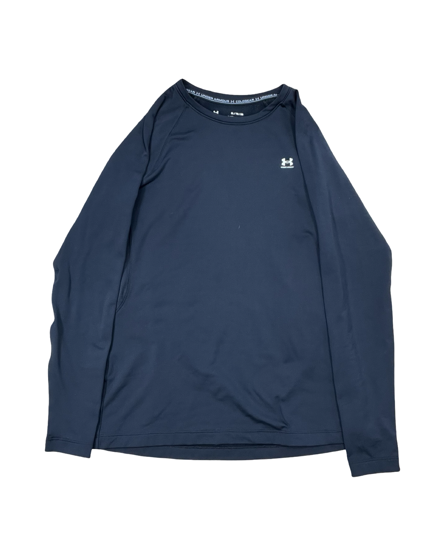 Top Ls By Under Armour In Black, Size:Xl