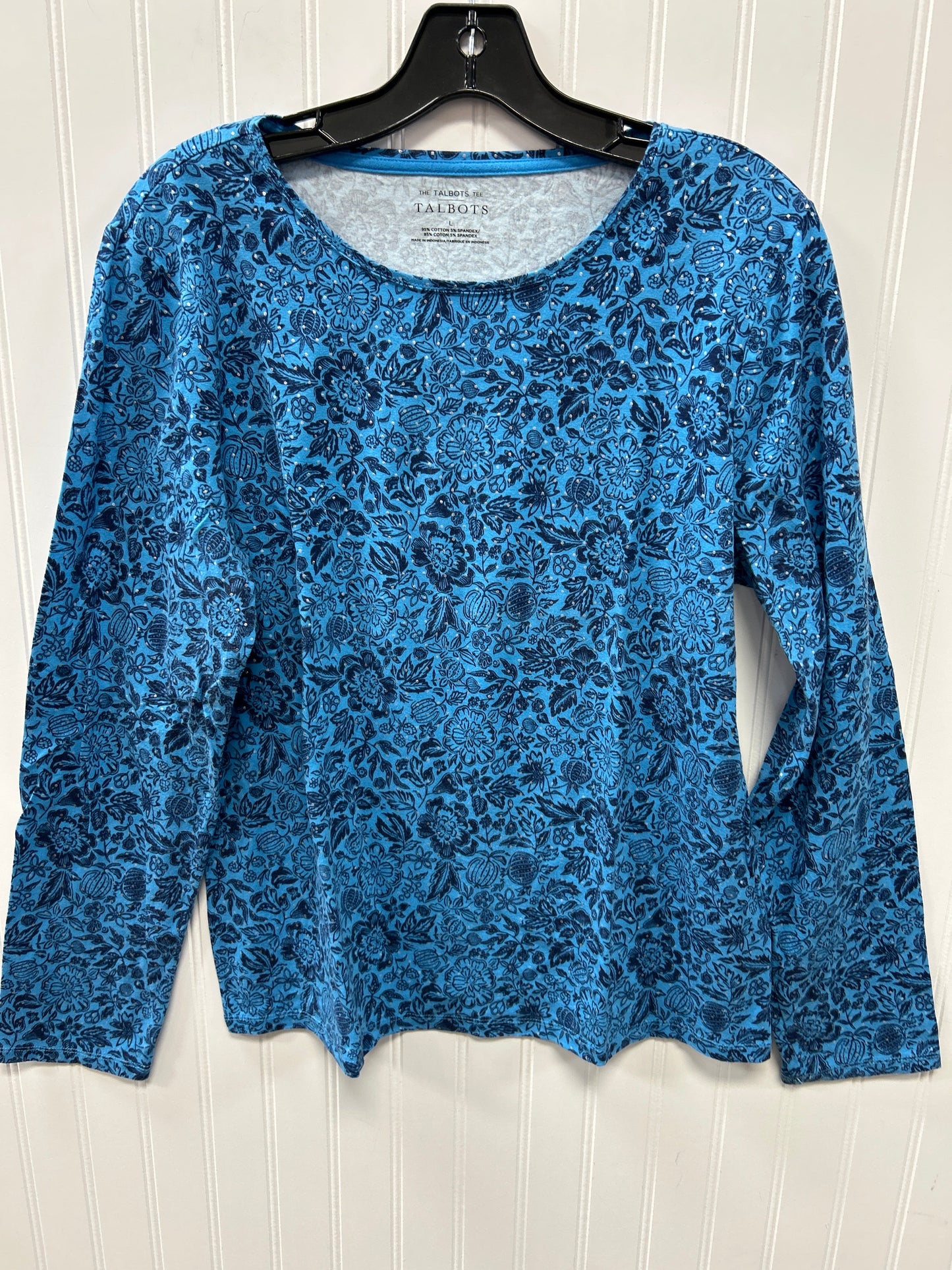 Top Ls By Talbots In Floral Print, Size:L