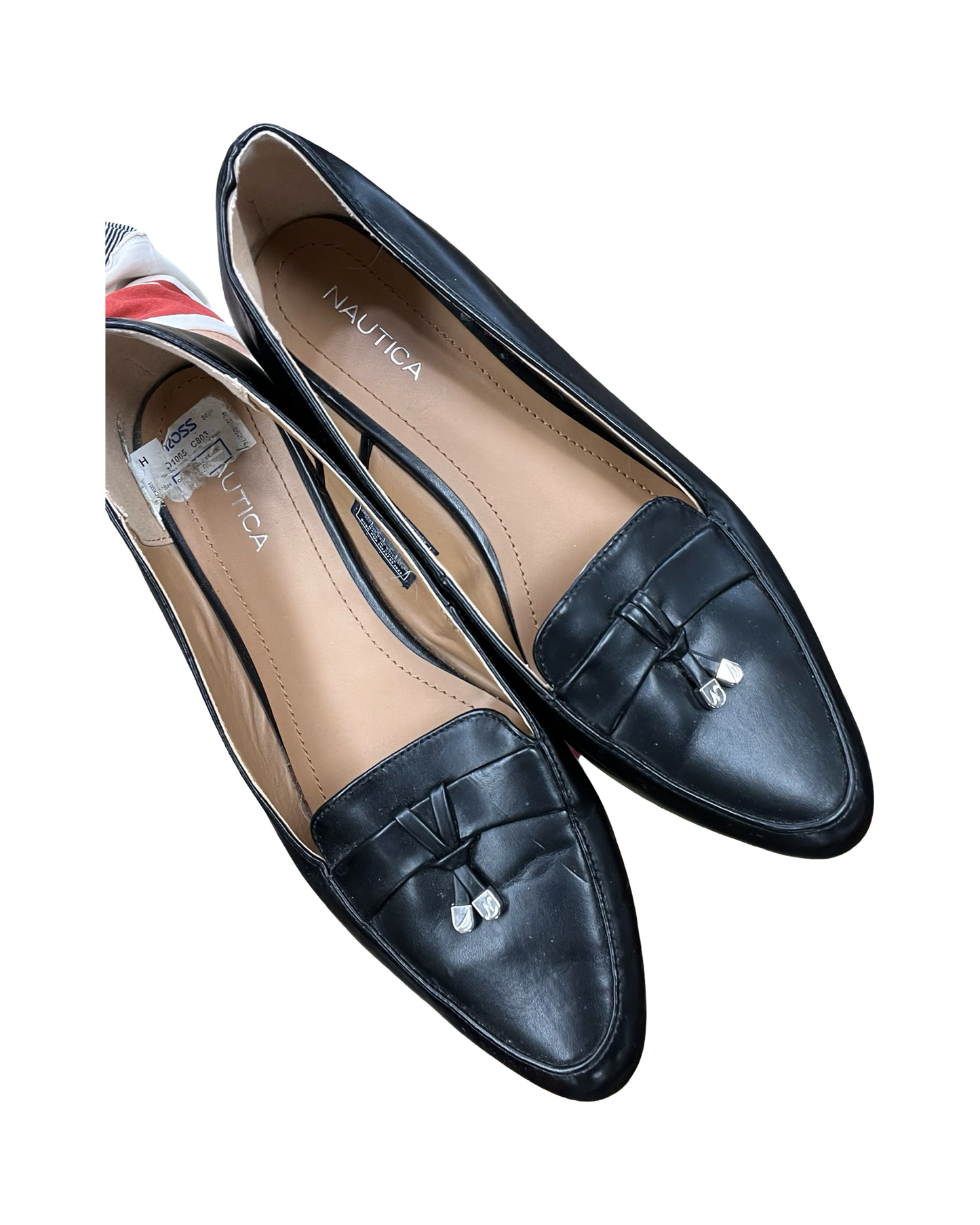 Shoes Flats By Nautica In Black, Size:9