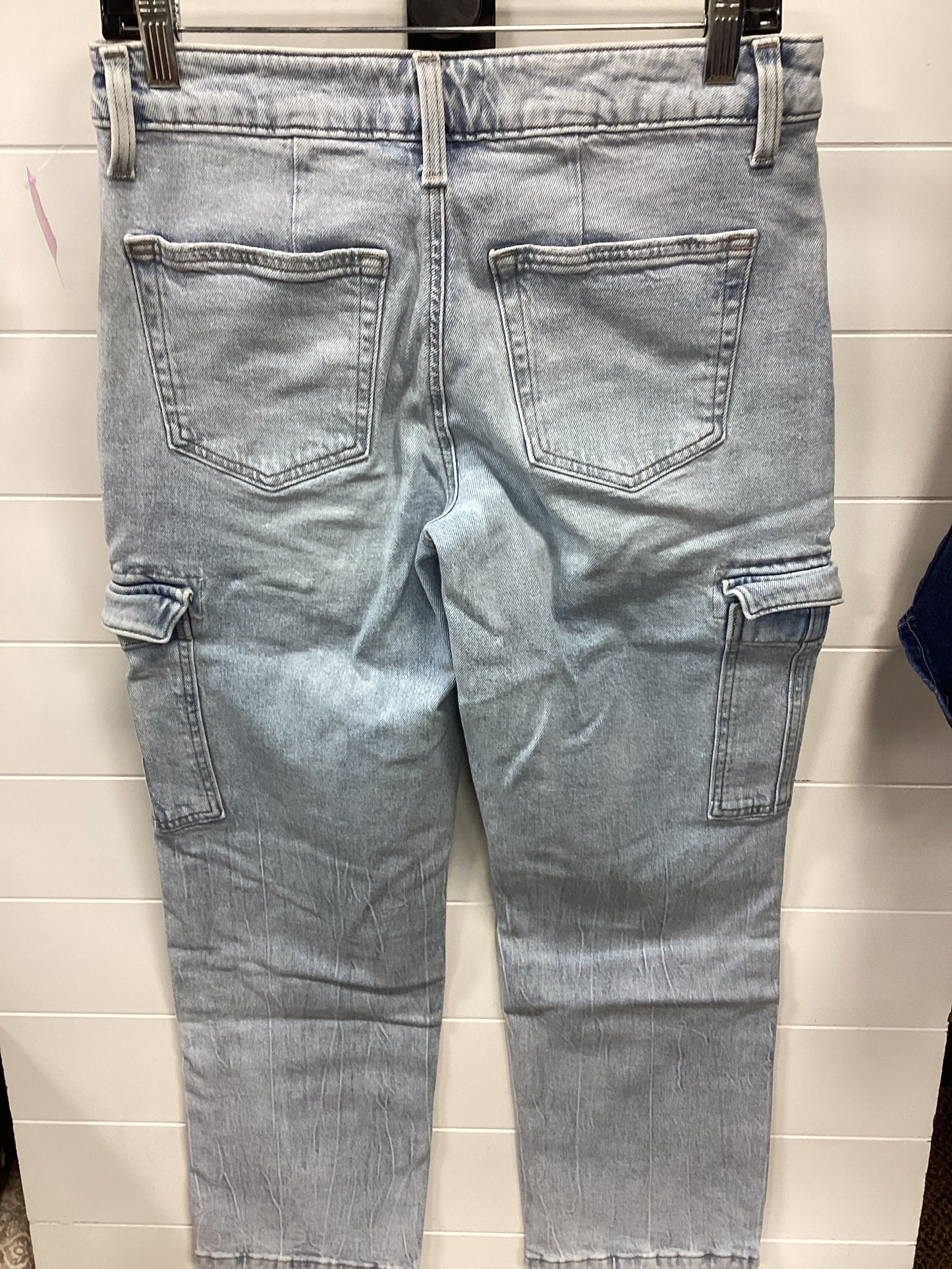 Jeans Straight By Edgely In Blue Denim, Size:4