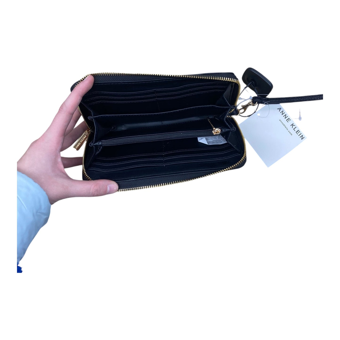 Wallet By Anne Klein In Black, Size:Medium