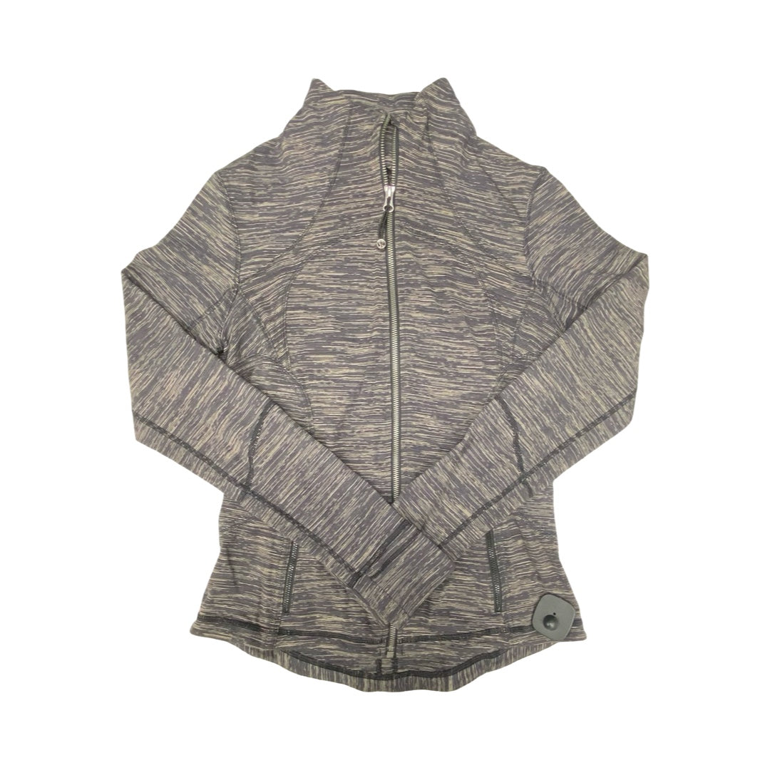 Athletic Jacket By Lululemon In Multi, Size:8