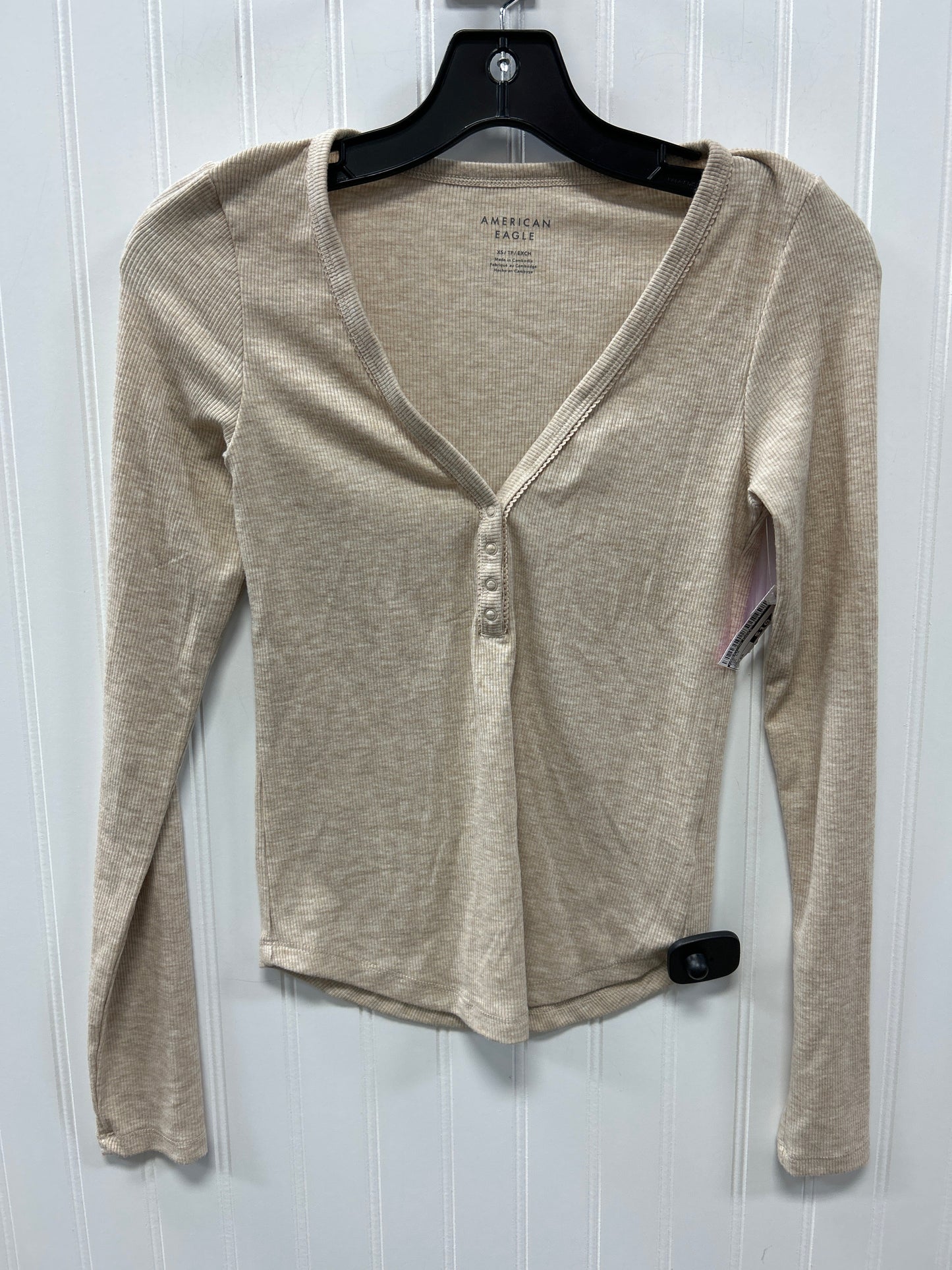 Top Ls By American Eagle In Tan, Size:Xs