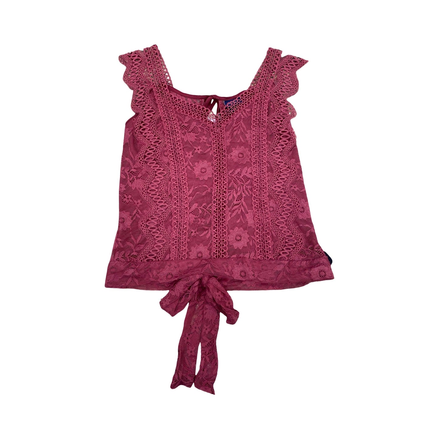 Top Sleeveless By Daytrip In Pink, Size:L