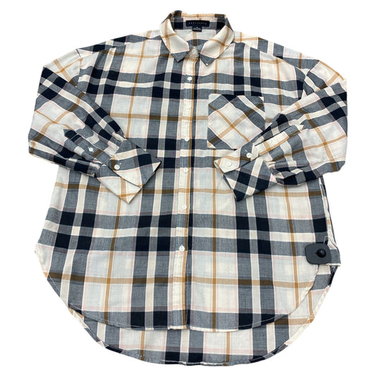 Top Ls By Sanctuary In Plaid Pattern, Size:M