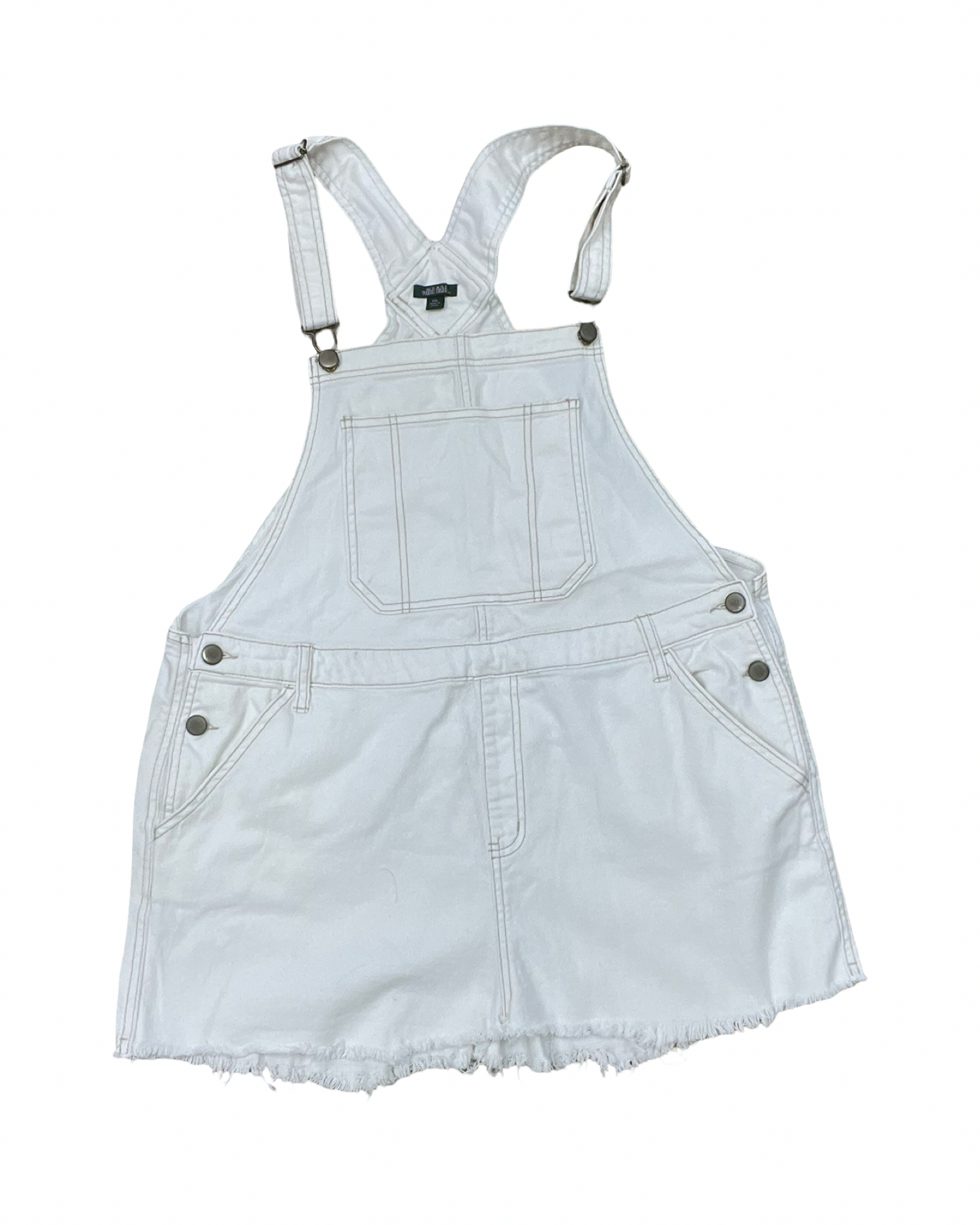 Dress Casual Short By Wild Fable In White Denim, Size:1X