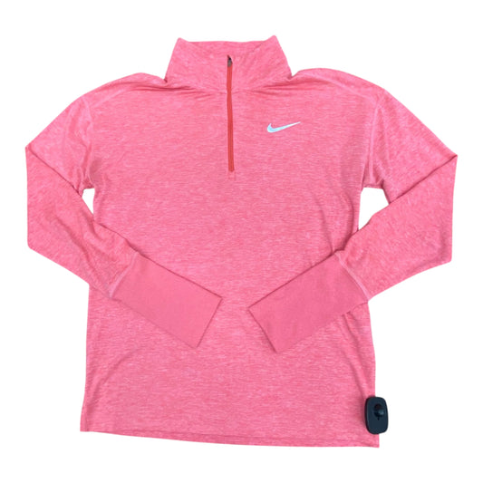 Athletic Top Ls Collar By Nike In Red, Size:Xs